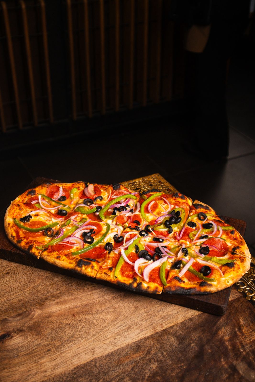 Pizza a la leña